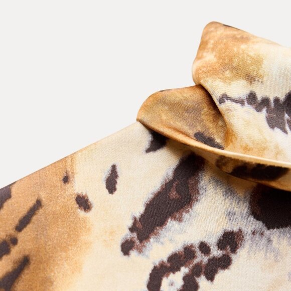 NWT ZARA ANIMAL PRINT DRESS ZW COLLECTION - Picture 6 of 6